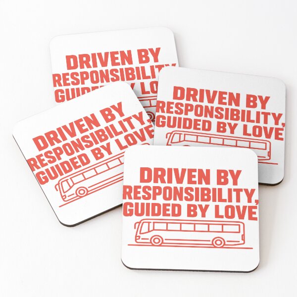 Item preview, Driven By Responsibility Guided By Love - Bus Driver Gift designed and sold by Haque Designs.