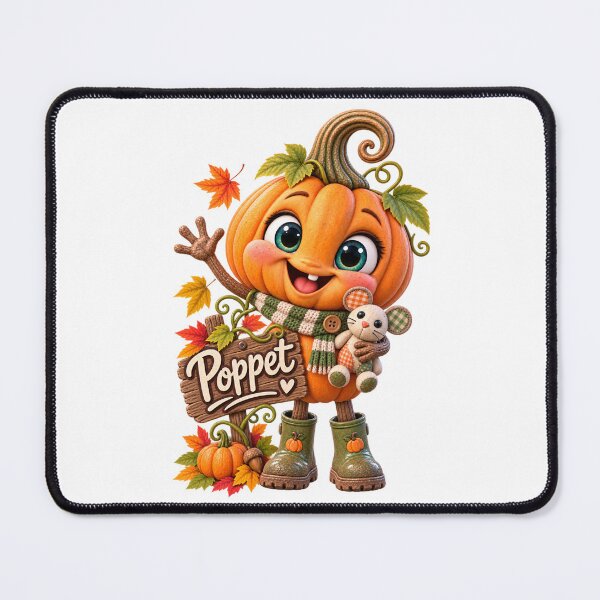 Item preview, Poppet the Pumpkin – Cute Cosy Autumn Character designed and sold by The Cutting Room.