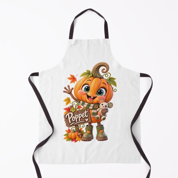 Item preview, Poppet the Pumpkin – Cute Cosy Autumn Character designed and sold by The Cutting Room.