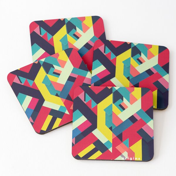 Item preview, Geometric Suprematism Colorful Pattern Origins designed and sold by ORIGINS LINES.