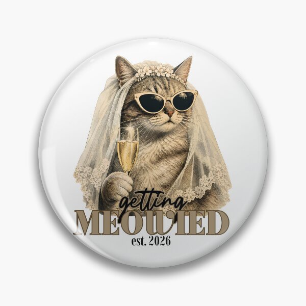 Item preview, Getting Meowied Est 2026 - Funny Cat Bride Wedding designed and sold by Neurospicy Trolls.