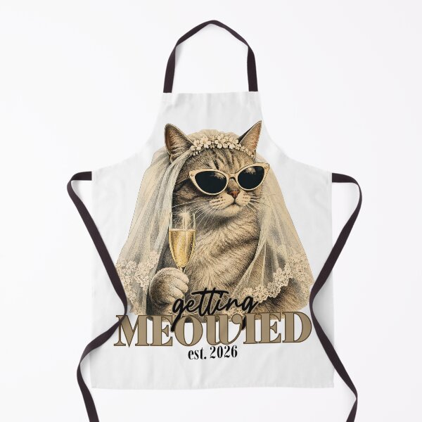 Item preview, Getting Meowied Est 2026 - Funny Cat Bride Wedding designed and sold by Neurospicy Trolls.