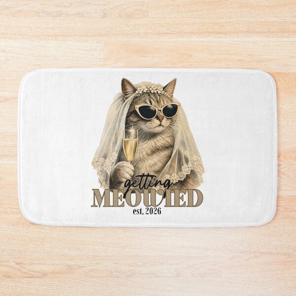 Item preview, Getting Meowied Est 2026 - Funny Cat Bride Wedding designed and sold by Neurospicy Trolls.