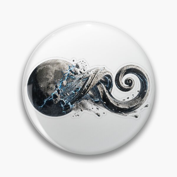 Item preview, The Lunar Volute – Shattered Moon Cosmic Spiral designed and sold by Frhankypipi123.