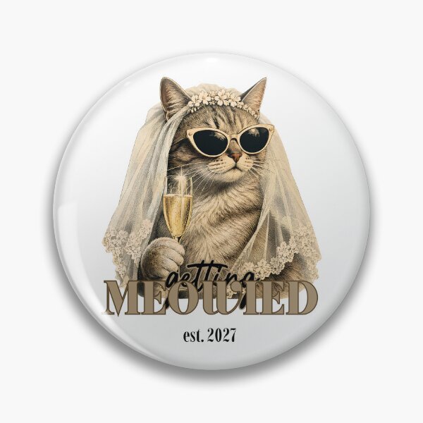 Item preview, Getting Meowied Est 2027 - Funny Cat Bride 2027 Wedding designed and sold by Neurospicy Trolls.