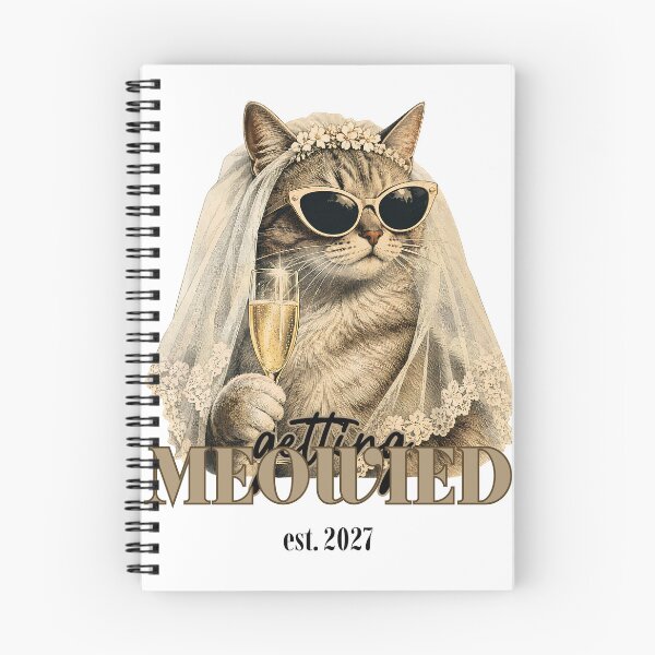 Item preview, Getting Meowied Est 2027 - Funny Cat Bride 2027 Wedding designed and sold by Neurospicy Trolls.