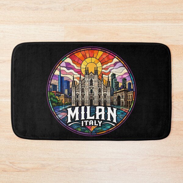 Item preview, Milan Italy Europe Stained Glass Art Travel designed and sold by TomFrontierArt.