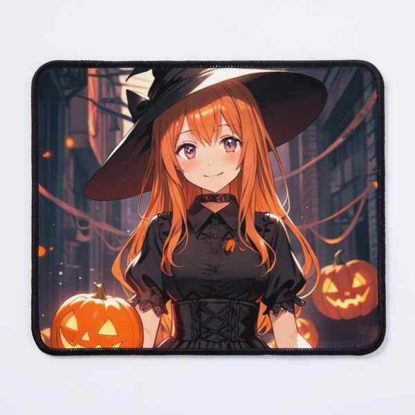 Item preview, Cute Pumpkin Anime Girl – Kawaii Halloween Girl Spooky Design designed and sold by AnimDream .