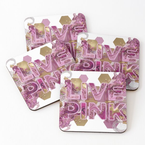 Item preview, Artistic LIVE PINK designed and sold by dazzlemakers.