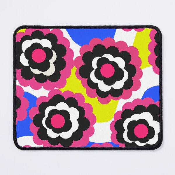 Item preview, Vivid Retro Pop Garden in Neon Colors designed and sold by Deutschic.