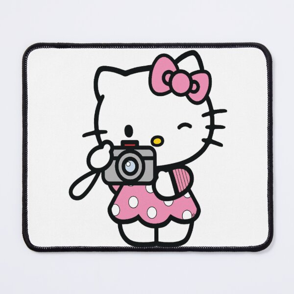 Item preview, Cute White Cat Photographer with Camera Vector Graphic designed and sold by AyaanArtStudio.