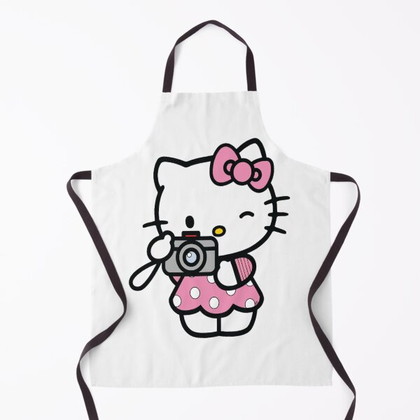 Item preview, Cute White Cat Photographer with Camera Vector Graphic designed and sold by AyaanArtStudio.