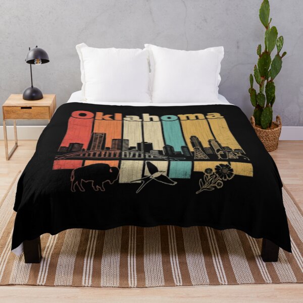 Item preview, Vintage Oklahoma Skyline Retro Sunset Graphic designed and sold by ricardito45.