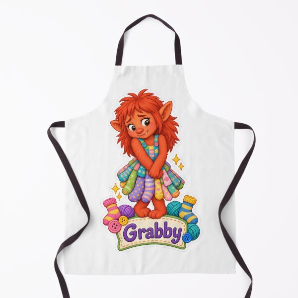 Item preview, Grabby from Holly and the Sock Gremlins designed and sold by MerchByEricaLiv.