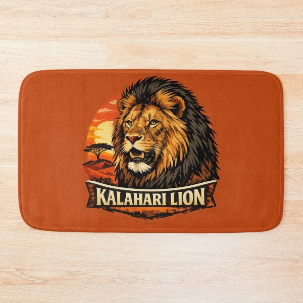 Item preview, Kalahari Lion – Black‑Maned King of the Dunes designed and sold by The Digital Compass.