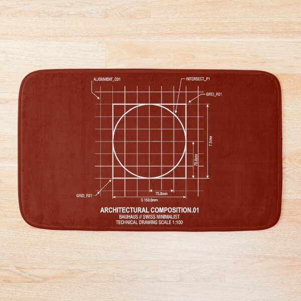 Item preview, Architect Blueprint Bauhaus Tee designed and sold by EIPTOW.