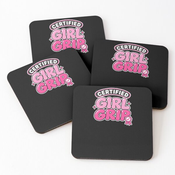 Item preview, Pink Certified Girl Grip Badge designed and sold by elderberry.