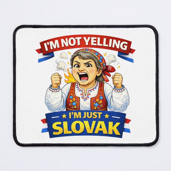 Item preview, "Im Not Yelling Im Just Slovak" Funny Heritage Woman Design. designed and sold by The-T-In-Retro.