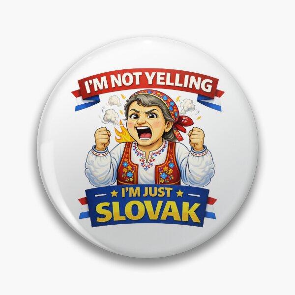 Item preview, "Im Not Yelling Im Just Slovak" Funny Heritage Woman Design. designed and sold by The-T-In-Retro.