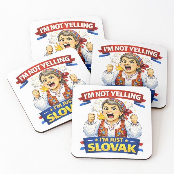 Item preview, "Im Not Yelling Im Just Slovak" Funny Heritage Woman Design. designed and sold by The-T-In-Retro.