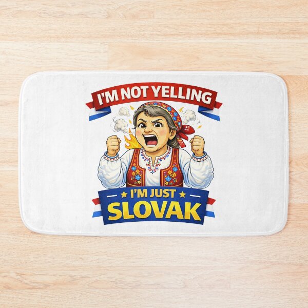 Item preview, "Im Not Yelling Im Just Slovak" Funny Heritage Woman Design. designed and sold by The-T-In-Retro.