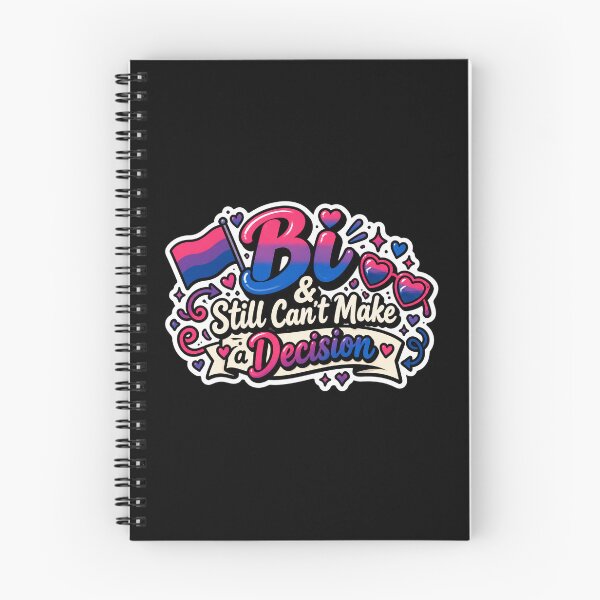 Item preview, Bi & Still Can’t Make a Decision – Bisexual Pride designed and sold by Brave Little Mess Club.