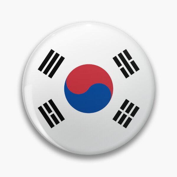 Item preview, South Korea National KR Flag Emblem designed and sold by shitpostee.