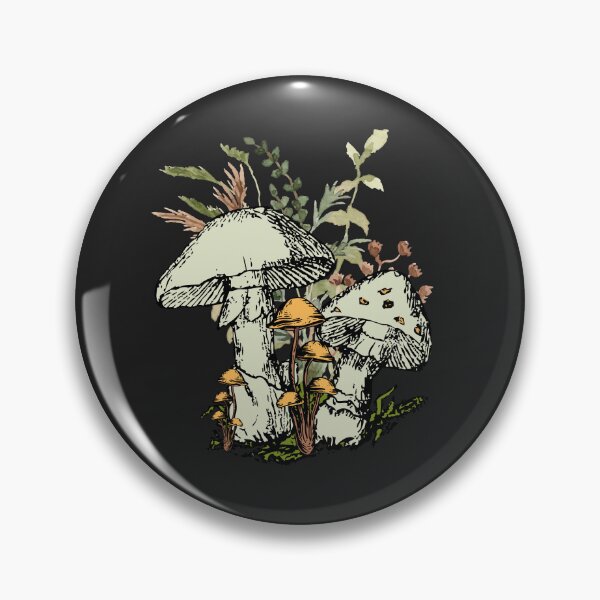 Item preview, Mushroom Hunting Vintage Fungi Illustration – Forest Forager & Mushroom Hunter designed and sold by MarcelooArt.