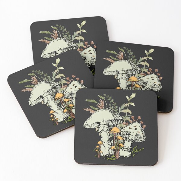 Item preview, Mushroom Hunting Vintage Fungi Illustration – Forest Forager & Mushroom Hunter designed and sold by MarcelooArt.