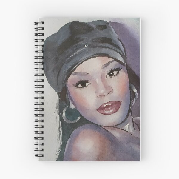 Item preview, Girl in Black Beret Watercolor Portrait designed and sold by SlavaArt.