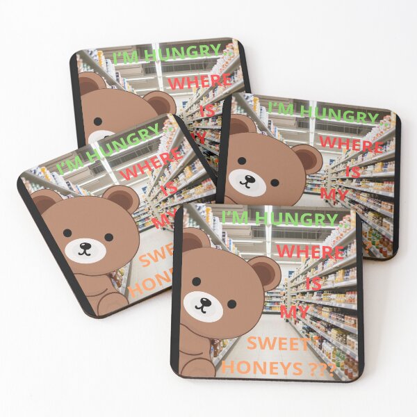 Item preview, Forever Hungry Honey Bear Mode On designed and sold by zebek-design.