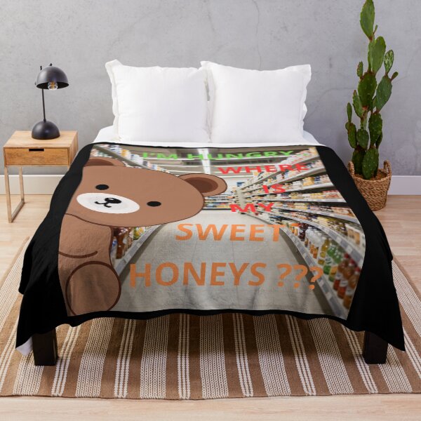 Item preview, Forever Hungry Honey Bear Mode On designed and sold by zebek-design.