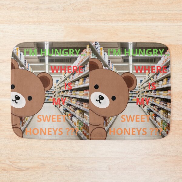Item preview, Forever Hungry Honey Bear Mode On designed and sold by zebek-design.
