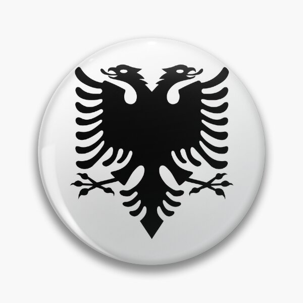 Item preview, Albania National AL Flag Emblem designed and sold by shitpostee.