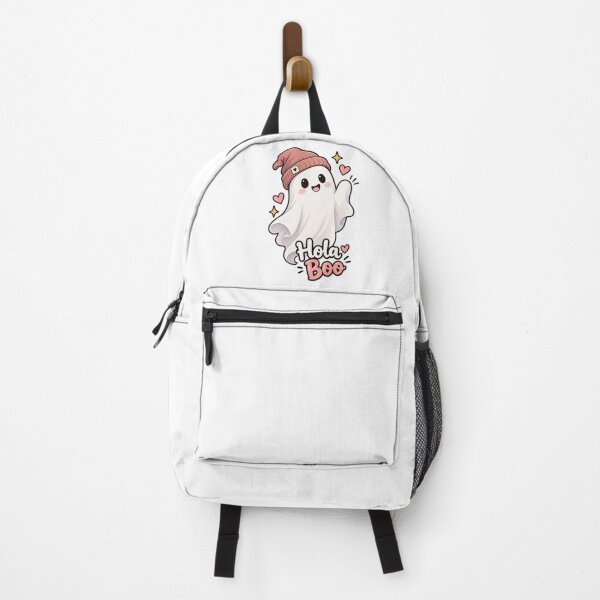Item preview, Hola Boo – Saludo de fantasma adorable designed and sold by BlackBoneArt.