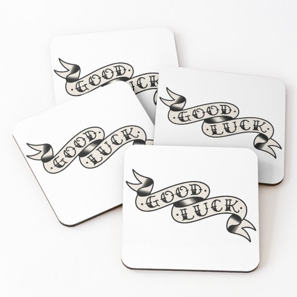 Item preview, Good Luck Banner – Classic Traditional Tattoo Flash designed and sold by Scandi-Design.
