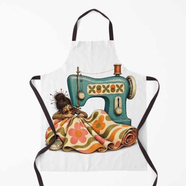 Item preview, Retro Sewing Machine & Fabric Obsession – Vintage Sewist Craft Lover designed and sold by Digital Culture Studio.