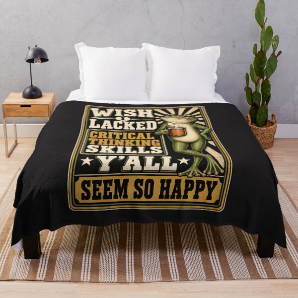 Item preview, Wish I Lacked Critical Thinking Skills Shirt, Funny Sarcastic Quote Tee designed and sold by greatmar1.