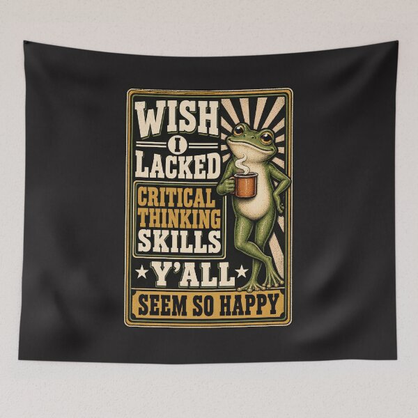 Item preview, Wish I Lacked Critical Thinking Skills Shirt, Funny Sarcastic Quote Tee designed and sold by greatmar1.