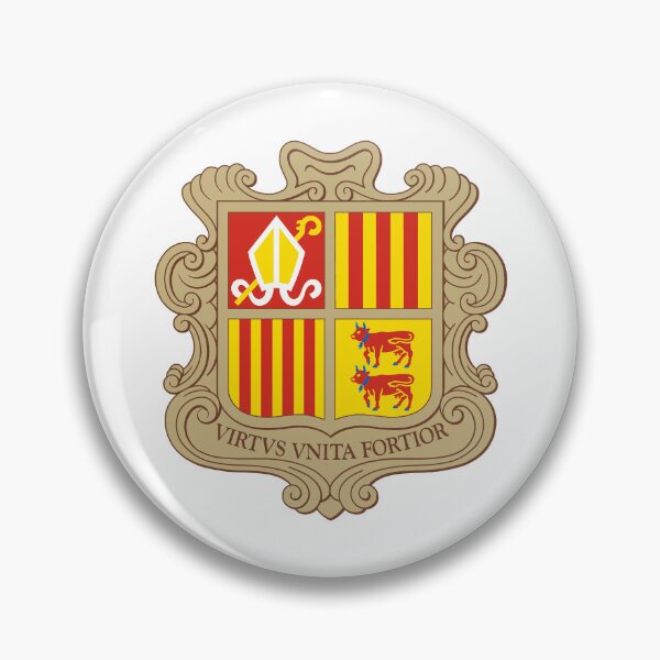 Item preview, Andorra National AD Flag Emblem designed and sold by shitpostee.