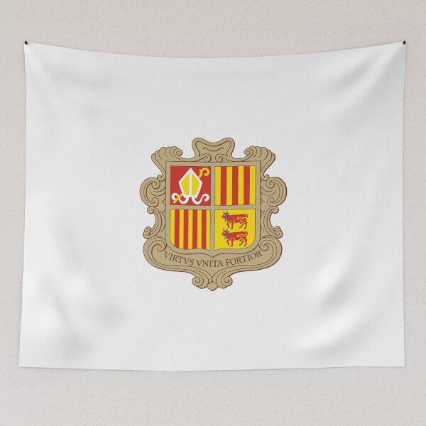 Item preview, Andorra National AD Flag Emblem designed and sold by shitpostee.