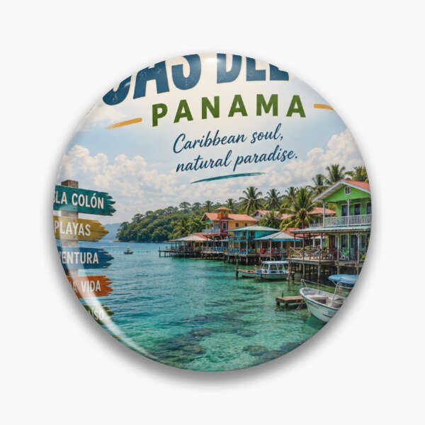 Item preview, Visit Bocas del Toro Panama Travel Poster – Caribbean Paradise designed and sold by ElartedeNoel.