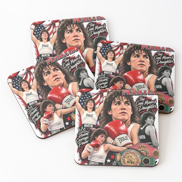 Item preview, Christy Martin Boxing Champion – The Coal Miner’s Daughter designed and sold by CatLovers Studio.