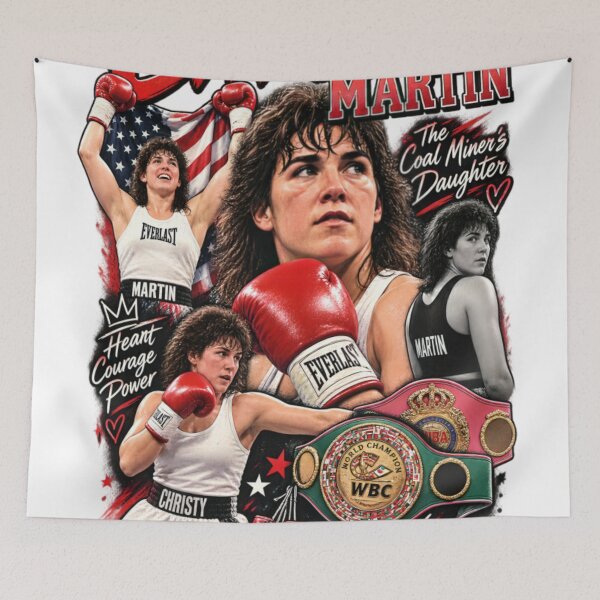 Item preview, Christy Martin Boxing Champion – The Coal Miner’s Daughter designed and sold by CatLovers Studio.