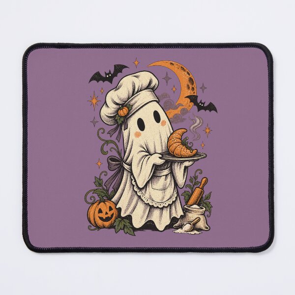 Item preview, Moonlit Ghost Chef Baking Magic designed and sold by PrintSmithArt.