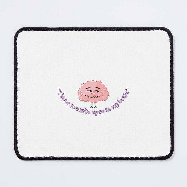 Item preview, Brain with 100 funny open tabs designed and sold by LoreGaleano.