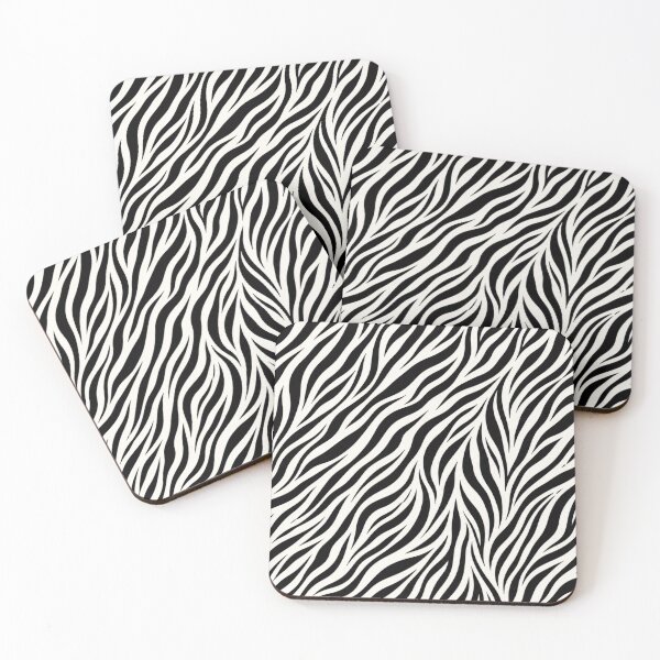 Item preview, Elegant Black & White Zebra Print – Luxury Animal Pattern designed and sold by HO•Designs.