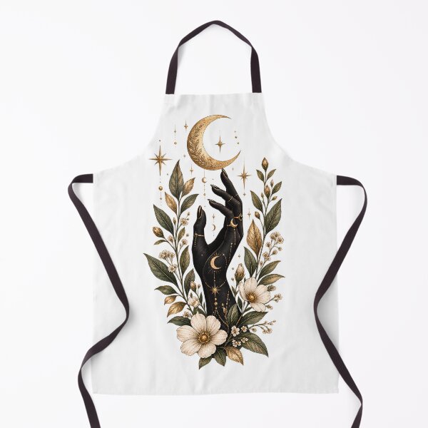 Item preview, Mystic Moonlit Witch Hand Botanical designed and sold by Imagine Isso.