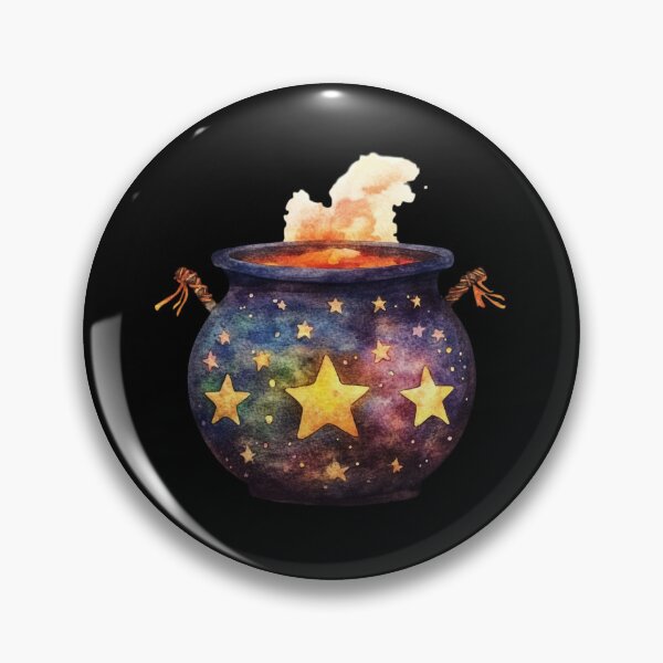 Item preview, Starry Cauldron with Mystical Brew designed and sold by Fillthegoat.