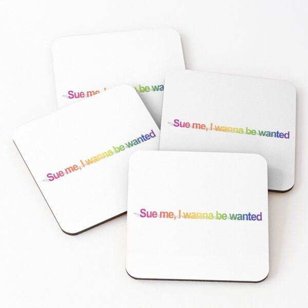 Item preview, Sue me, I wanna be wanted designed and sold by EigengrauART.